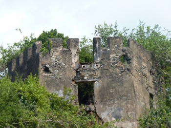 Figure 2: Close up of Fort Kikokwe, viewed from the sea. Photo credit Elinaza Mjema.